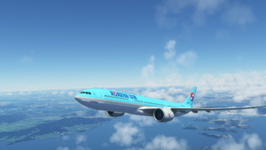 Headwind A330-900neo Korean Air with & without mask 8K thumbnail 9
