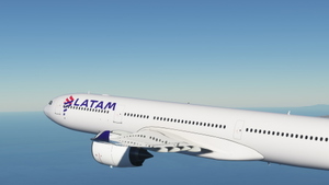 Headwind A330-900neo LATAM with & without mask 8K thumbnail 13