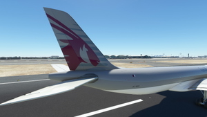Headwind A330-900neo Qatar Airways Cargo with & without mask 8k thumbnail 3
