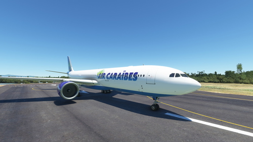 Headwind A330-900neo Air Caraibes Old Livery, F-OONE variant with & without mask 8K