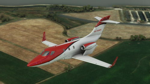 [HJET] HondaJet intense matte red with your reg.!