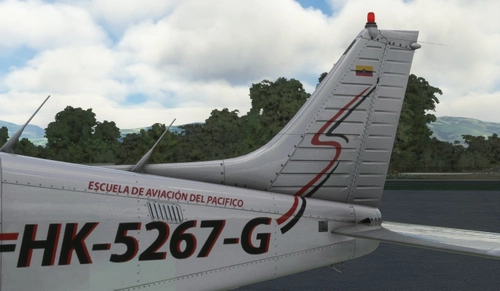 [JustFlight] HK5267G - Escuela de Aviación del Pacífico - Colombia