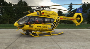 HPG Airbus H145 ADAC HEMS Academy D-HACD (Fictional, HEMS & CIV pack!) thumbnail 2