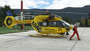 HPG Airbus H145 ADAC HEMS Academy D-HACD (Fictional, HEMS & CIV pack!) thumbnail 7