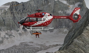 HPG Airbus H145 Air Zermatt Red Stars HB-ZAY (Fictional, HEMS & CIVIL) thumbnail 8