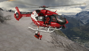 HPG Airbus H145 Air Zermatt Red Stars HB-ZAY (Fictional, HEMS & CIVIL) thumbnail 1