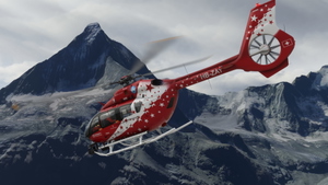 HPG Airbus H145 Air Zermatt Red Stars HB-ZAY (Fictional, HEMS & CIVIL) thumbnail 9