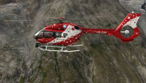 HPG Airbus H145 Air Zermatt Red Stars HB-ZAY (Fictional, HEMS & CIVIL) thumbnail 6