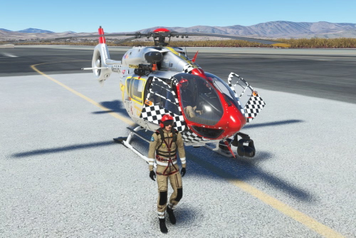 HPG Airbus H145 AP Livery "Tennesse Belle EMS, Firefighting, Civilian Cargo, Offshore"