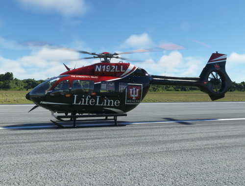 HPG H145 HEMS Indiana University LifeLine Helicopter