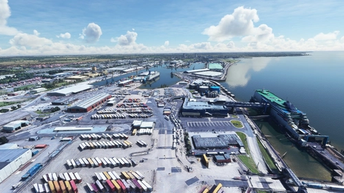 Hull Docklands and Industrial area, Hull, Humberside, UK