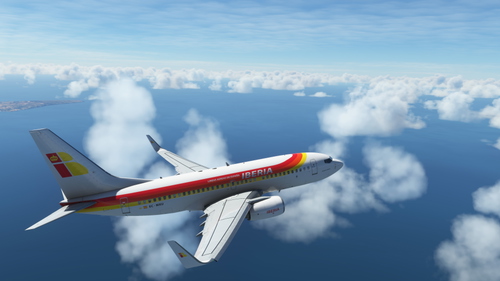 Iberia livery for PMDG Boeing 737-700