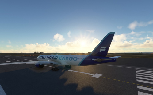 CS 777F Icelandair Cargo Blue