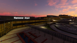 Illuminated Hannover Signs for JUSTSIM's EDDV scenery thumbnail 3