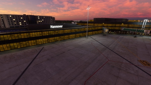 Illuminated Hannover Signs for JUSTSIM's EDDV scenery thumbnail 2
