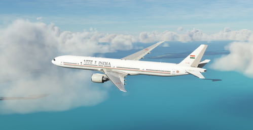 India Force One / Air India One / India Government "K7066" CaptainSim 777-300ER