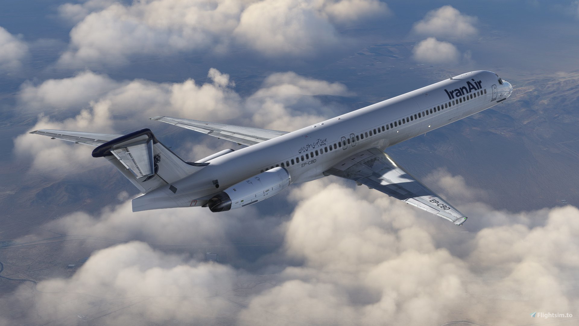 Iran Air (EP-CBD) MD-82 - 8K for Microsoft Flight Simulator