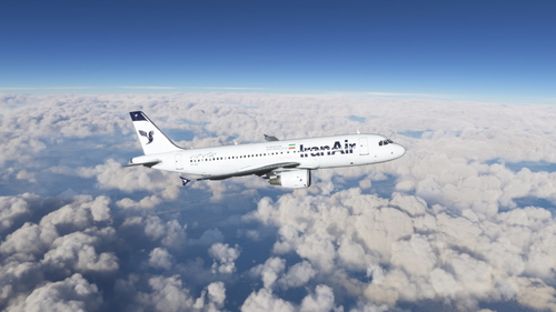 Iran Air Modern Livery (EP-IEF) Fenix A320 - 8K