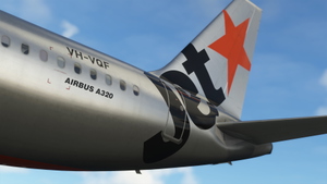 Fenix A320 IAE Jetstar 'Jetstar.com' VH-VQF 8K & 4K with Interior thumbnail 4
