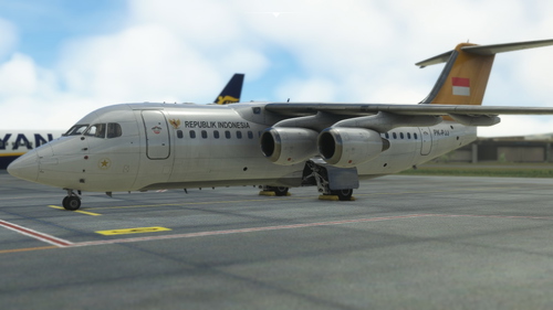 JF (BAe146-200) Indonesian Air Force PK-PJJ (Yellow) 4K