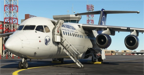 [JF] Iran Air Tour official livery for BAe 146-300 (4K)