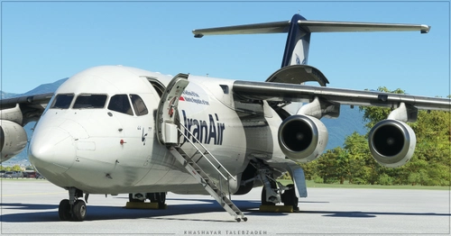 [JF] IranAir official livery for BAe 146-300QT (4K)