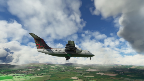 Just Flight 146-200 Manx Airlines