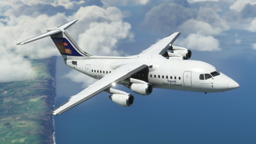 Just Flight BAe 146-200 ZK-NZA