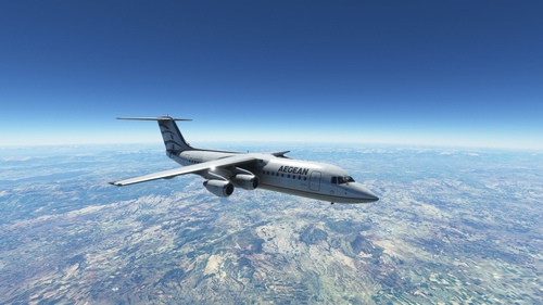Just Flight BAE 146-300 Aegean Airlines