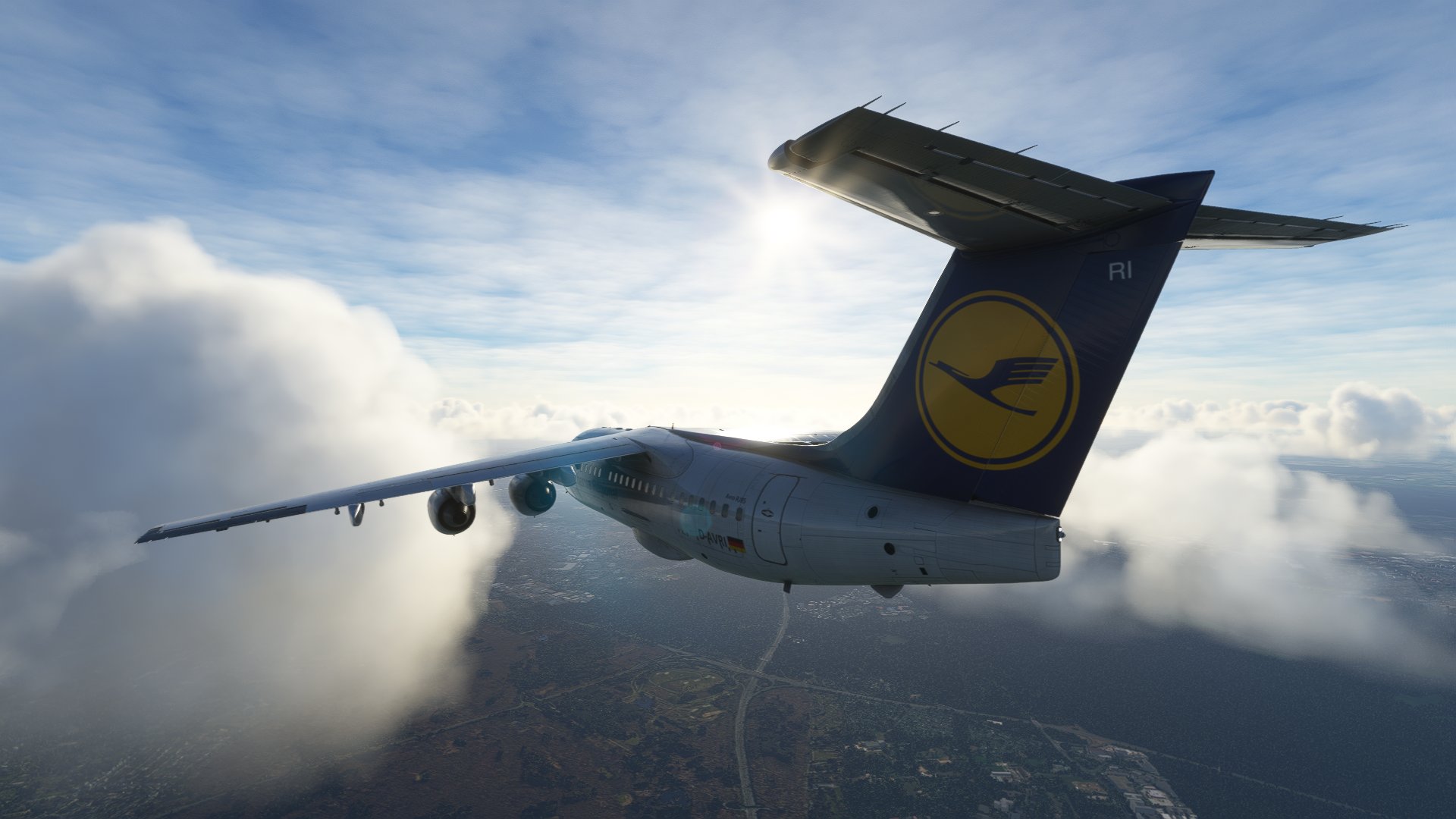 Just Flight BAe 146-200 Lufthansa Regional | 4K | Discontinued - Image 1