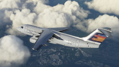 Just Flight BAe 146-300 ZK-NZK