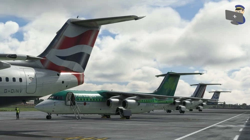 Just Flight BAe 146 VATSIM Model Matching