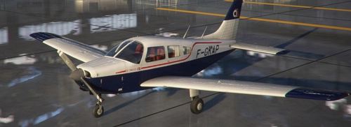 Just Flight PA28 Warrior II F-GKAP Air Alsace