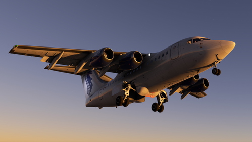 Justflight BAe 146-100 Aviacsa XA-IUI 