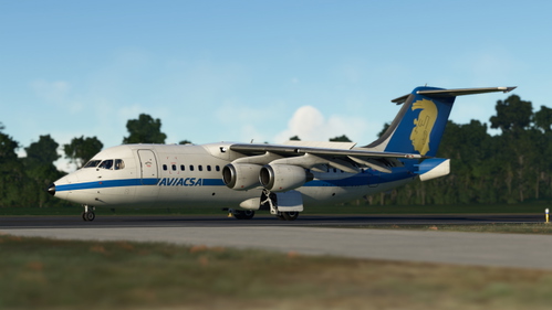 Justflight BAe 146-200 Aviacsa XA-RTI