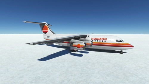 Justflight BAe-146-200 Horizon "Meatball" Livery 