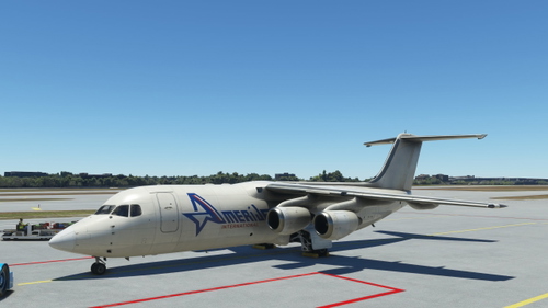 JustFlight BAe 146 Amerijet Freighter Pack (Fictional)