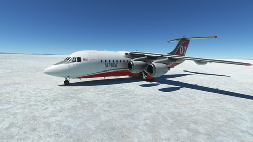 JustFlight BAe-146 Neptune Aviation Tanker 01 New Livery