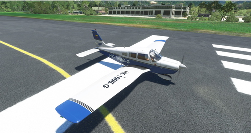 JustFlight PA 28 Warrior II / HK1863G Academia antioqueña de aviación (Fictional)