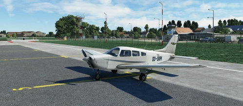 OO-DKM - JustFlight Piper P28 Warrior II - Vliegclub Grimbergen