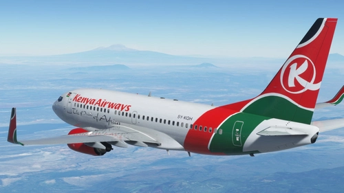 Kenya airways 5Y-KQH PMDG 737-700