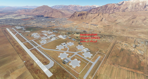 Kermanshah   airport ( OICC)    فرودگاه کرمانشاه   