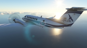 Asobo  & Black Square Analogue King Air Cape Air  & Cape Air Executive livery thumbnail 1