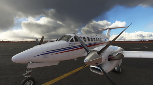 King Air Royal Flying Doctor Service 2 Asobo/Black Square