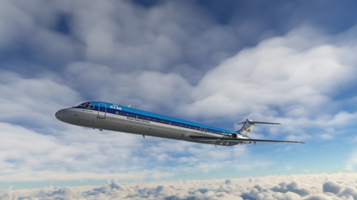 KLM Fly the Maddog MD-82 (Old Colors DC9)