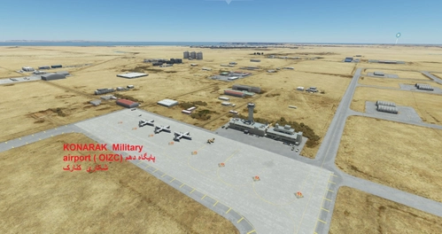 KONARAK Military airport ( OIZC)پایگاه دهم شکاری کنارک