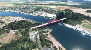 La Conner's Rainbow bridge thumbnail 1