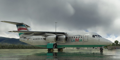 Lamia (w/ chapecoense variant) | CP-2933 | JustFlight Bae146-200 | 8k Resolution