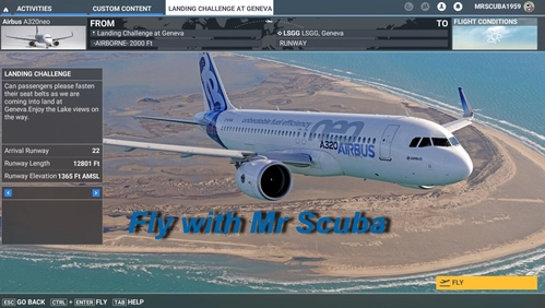 No.1 , Landing Challenge at Geneva Switzerland