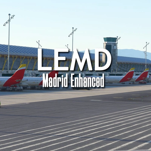 LEMD Madrid  - AIG Static + Lights fix   (Discontinued)
